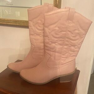 Pink Western Boots